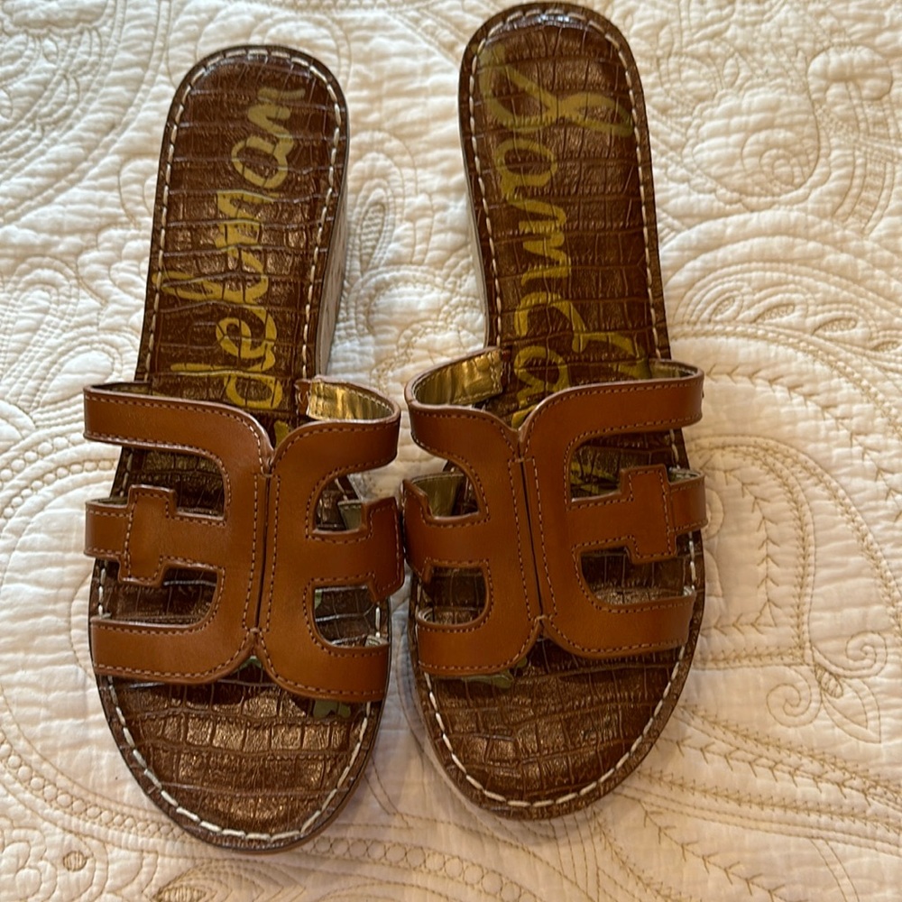 Excellent used condition Sam Edelman cork wedge Size 11